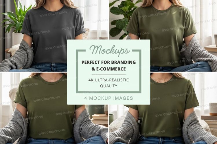 Casual outfit mockup