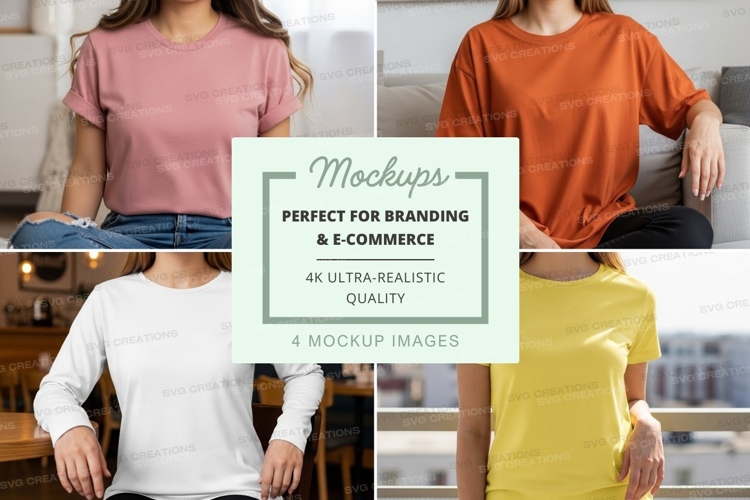 T-shirt mockup collection