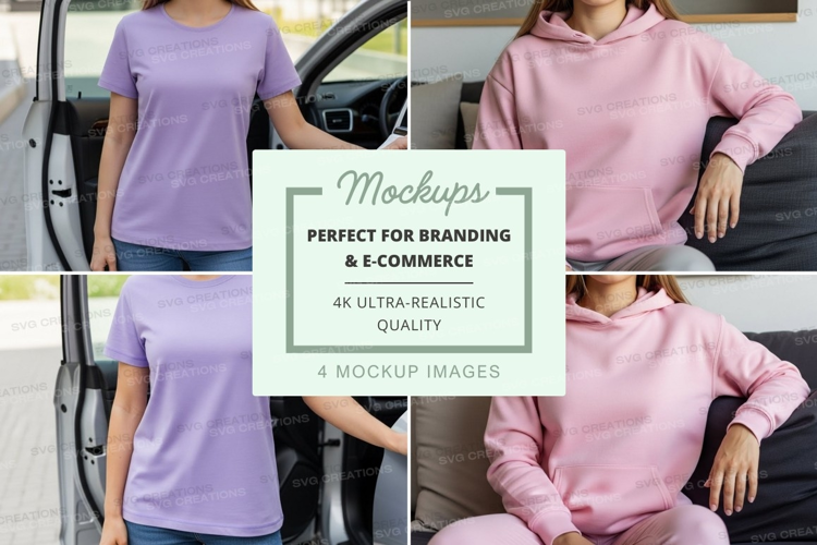 Women's casual wear mockup