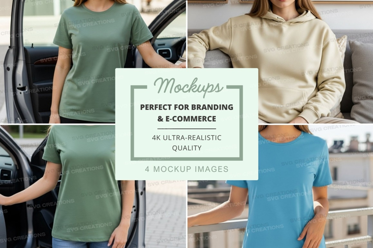 Casual outdoor apparel mockup