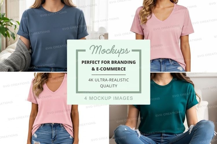 Casual t-shirts mockup