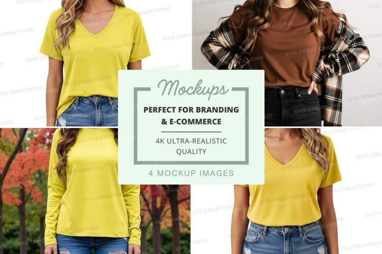 Casual outfits mockup