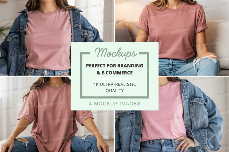 Casual outfit mockup