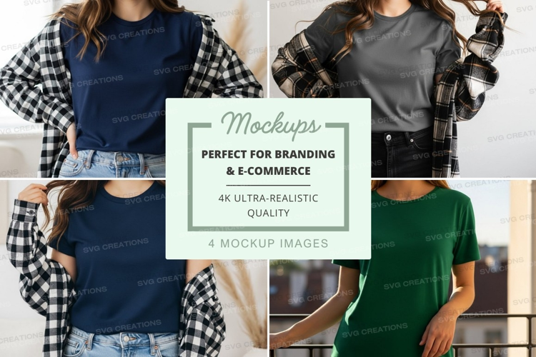 Casual outfit mockup