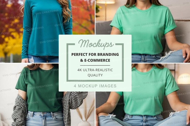 Casual t-shirt mockup example image 1