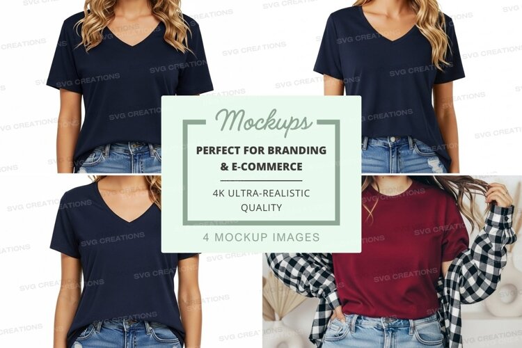 Casual t-shirt mockup example image 1