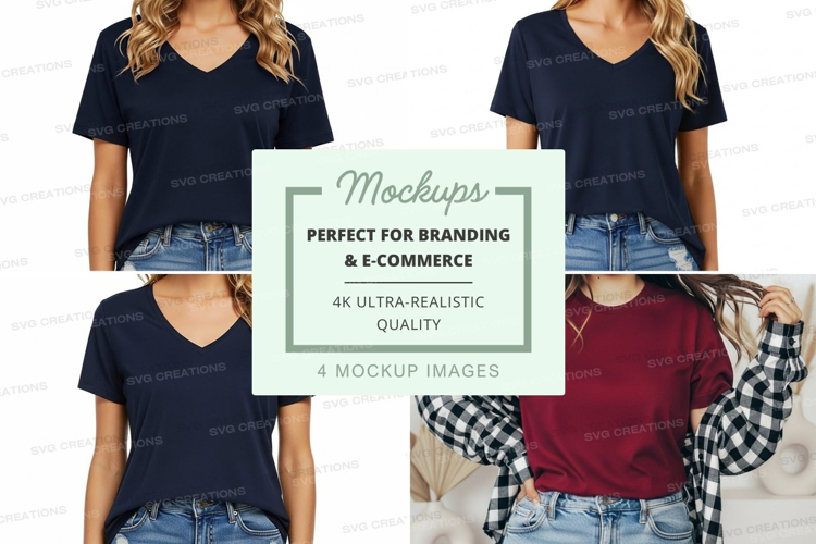 Casual t-shirt mockup