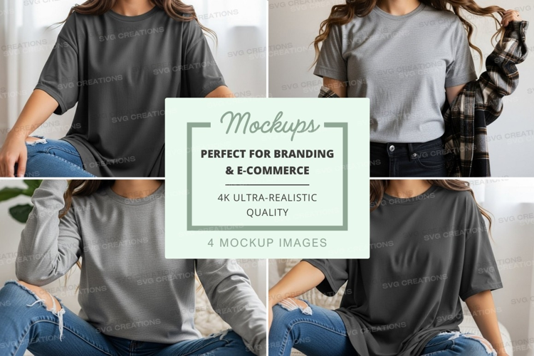 Casual t-shirt mockup