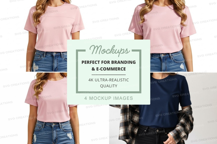 Casual outfit mockup