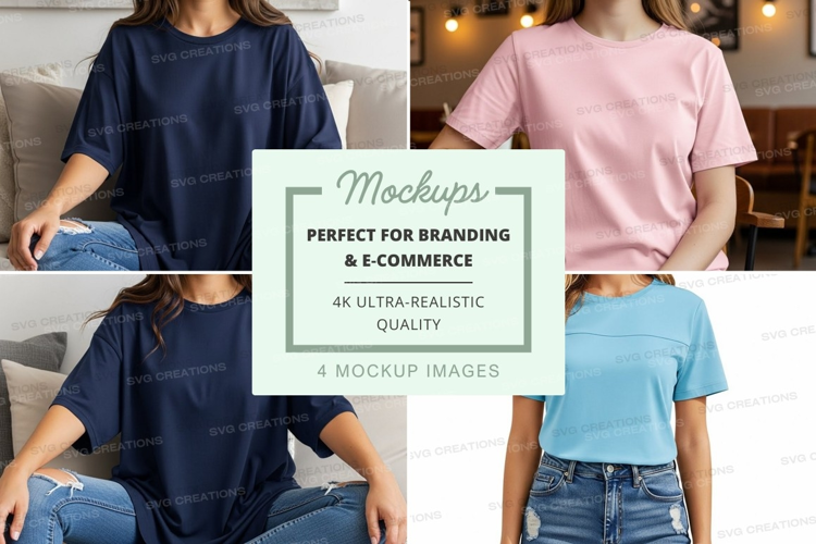 Casual t-shirts mockup