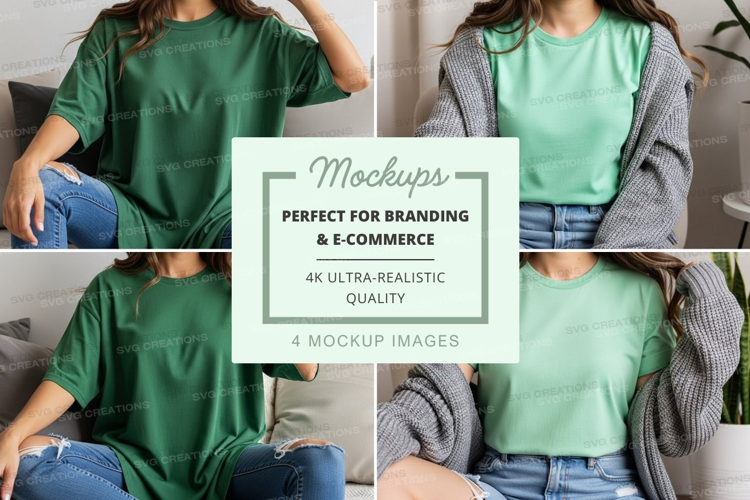 Casual relaxation mockup