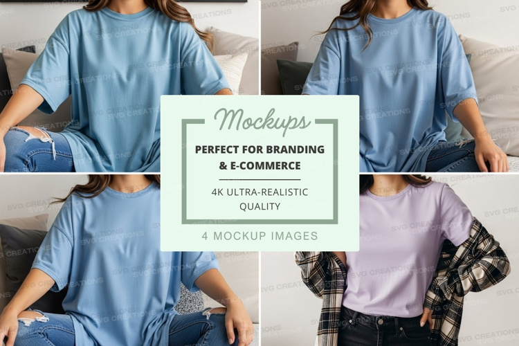 Casual t-shirt mockup