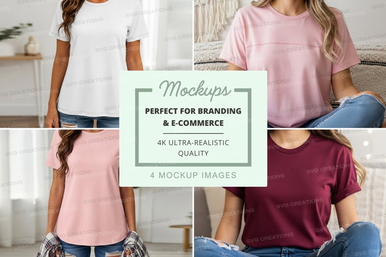 T-shirt mockup collection