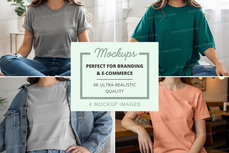 Casual t-shirts mockup