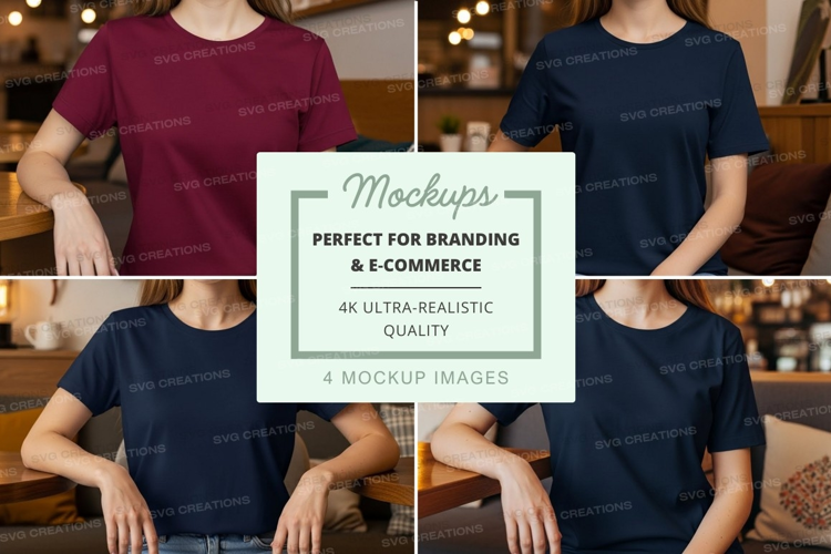 Casual t-shirts mockup