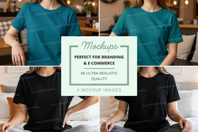 Casual t-shirt mockup