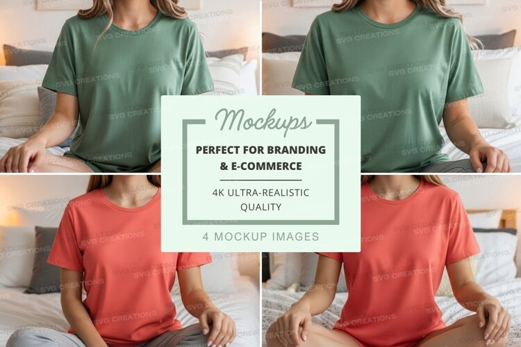Casual t-shirt mockup example image 1