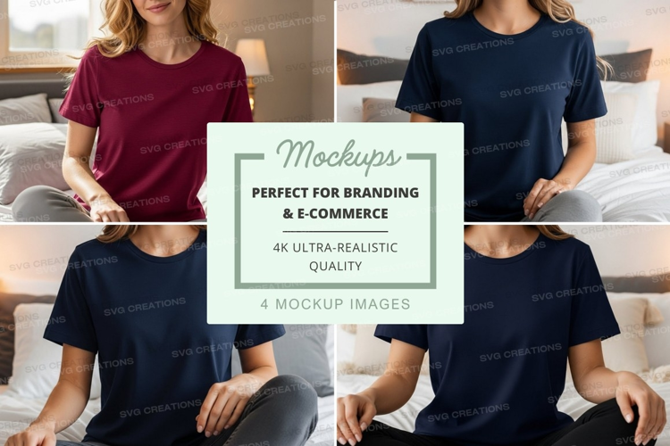 Comfortable t-shirts mockup
