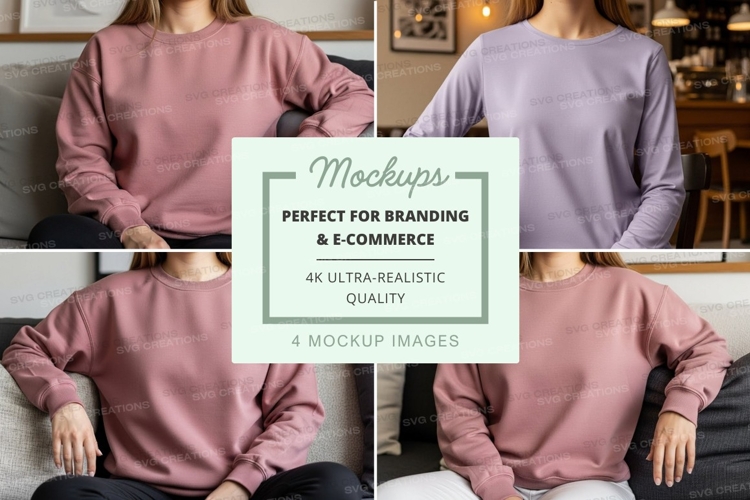 Comfortable living room mockup