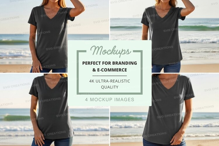 Beach workout mockup example image 1
