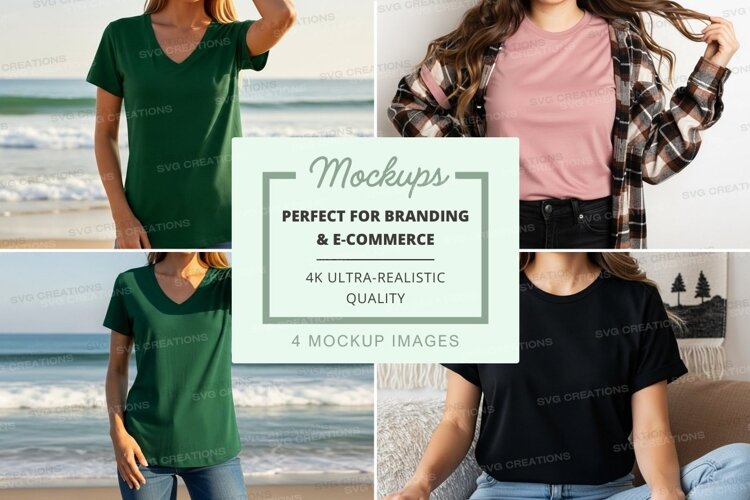 Casual beachwear mockup example image 1