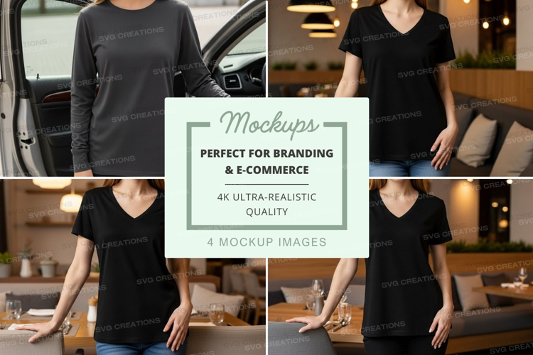 Restaurant staff mockup