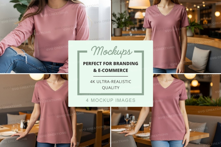Casual dining mockup