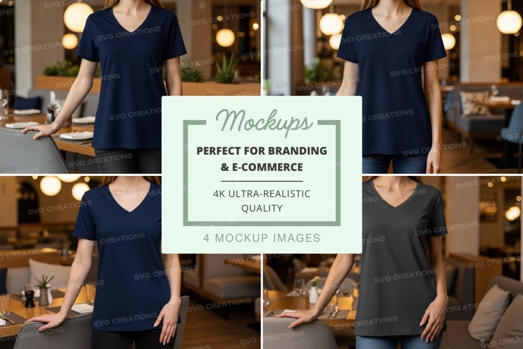 Restaurant staff uniform mockup (6526381)