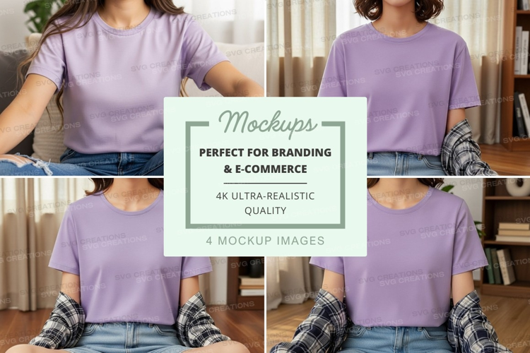 Casual living room outfit mockup