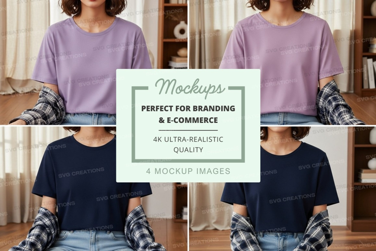 Casual outfit mockup