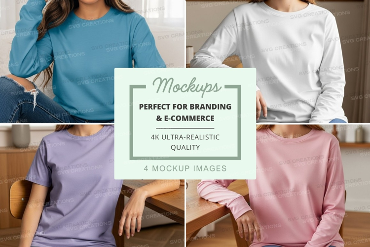 Casual t-shirt mockup