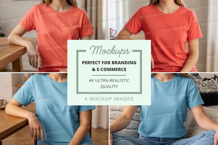 T-shirt mockup example image 1