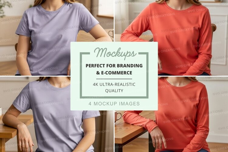 T-shirt mockup example image 1