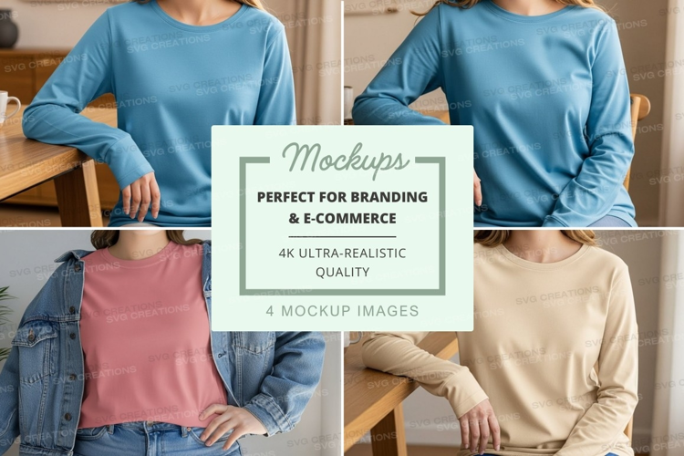 Casual sweatshirts mockup