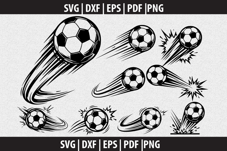 Soccer Ball Motion SVG design