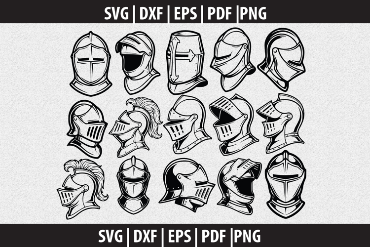 Knight mascot silhouette Svg file cut file