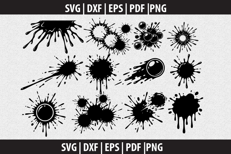 Paintball ball SVG Silhouette design