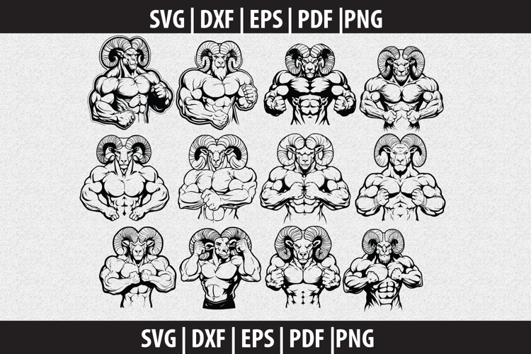 Rams SVG Silhouette design