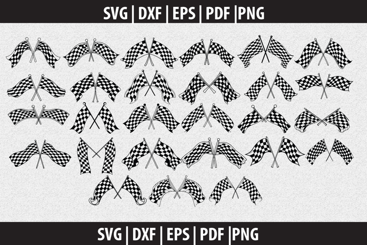 Racing Flag Svg Image 4