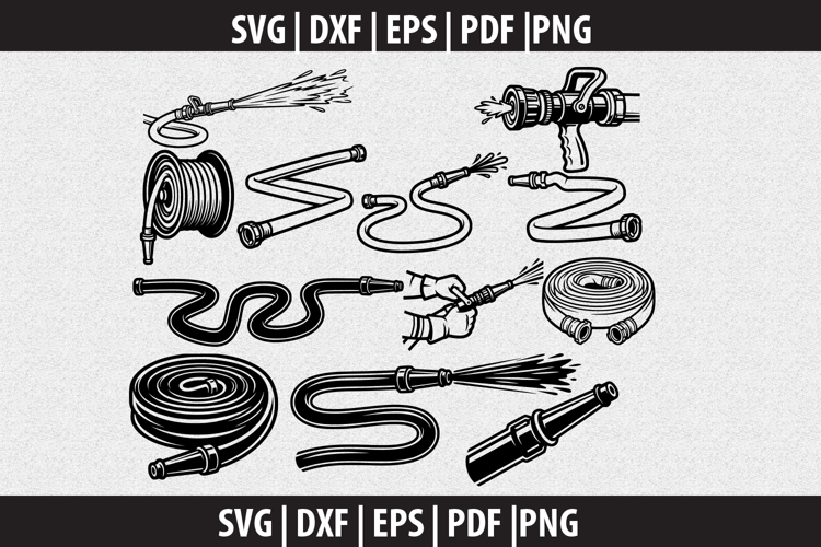 Firefighter SVG Silhouette design