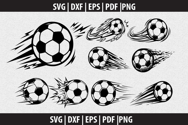 Soccer Ball Motion SVG design