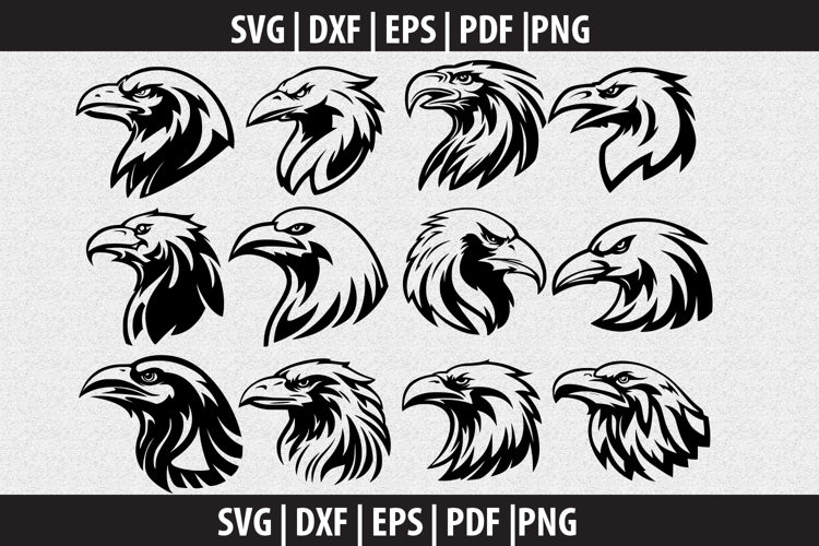 Raven bird SVG Silhouette design