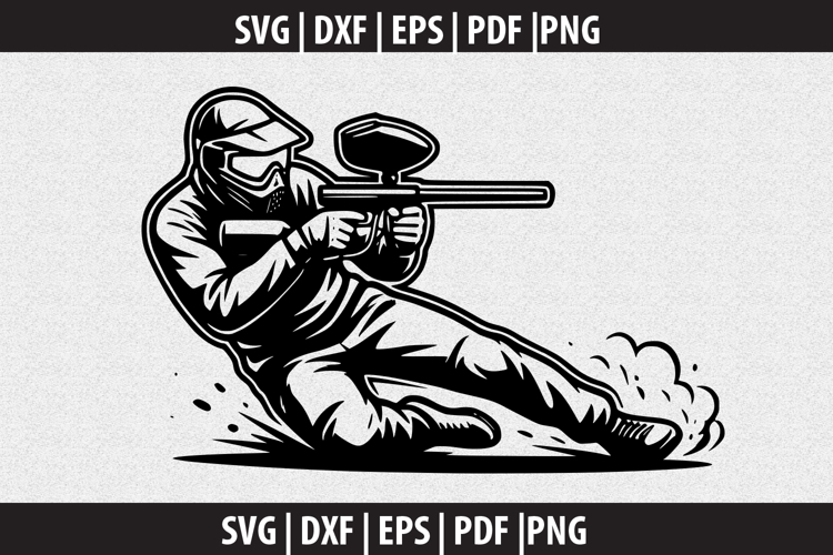 Paintball ball SVG Silhouette design