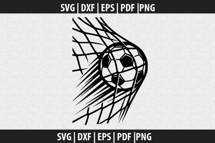 Soccer Ball Net Goal SVG design