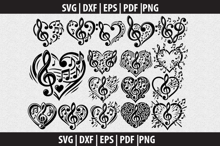 Treble clef notes SVG | Marching Band Shirt |Music Notes