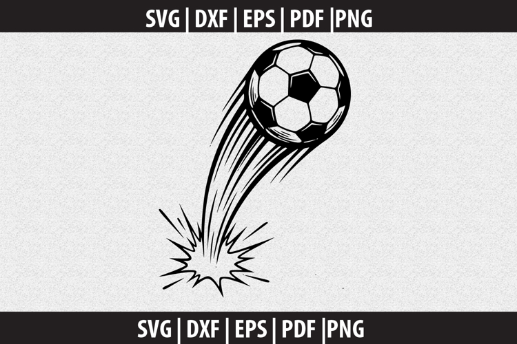 Soccer Ball Motion SVG design