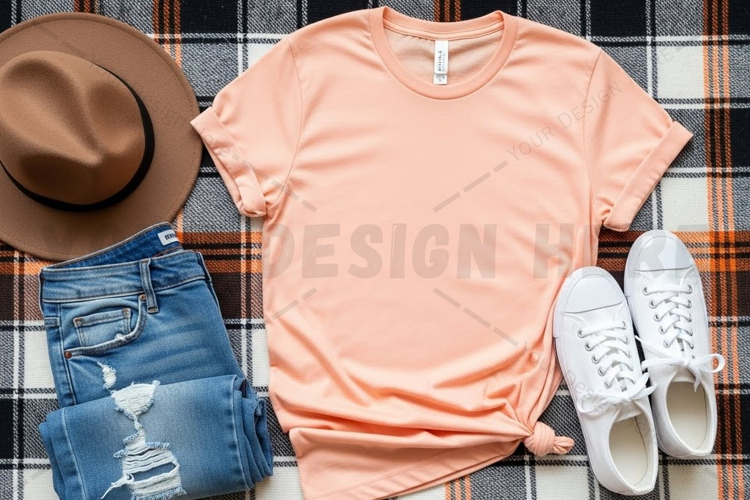 White Tshirt Mockup Image 4