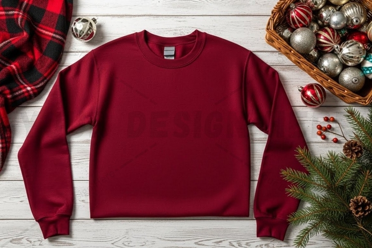 Red Christmas Background Image 11