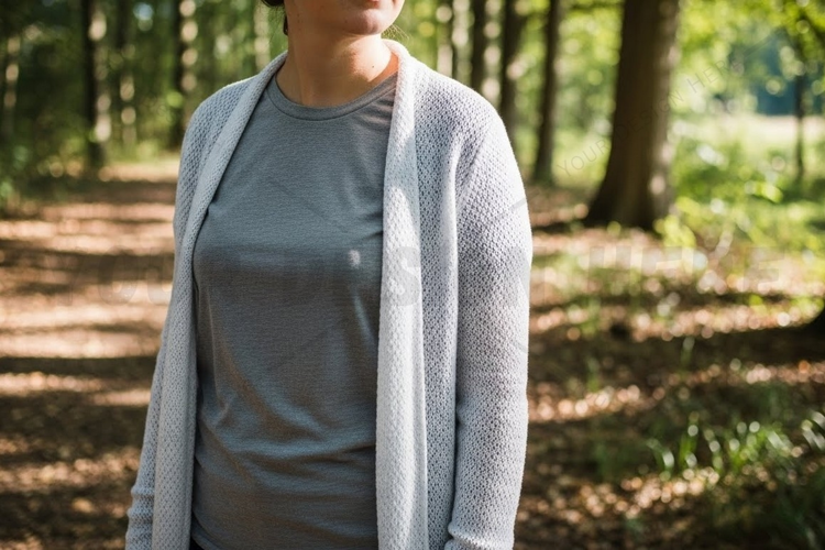 Casual outdoor t-shirt mockup
