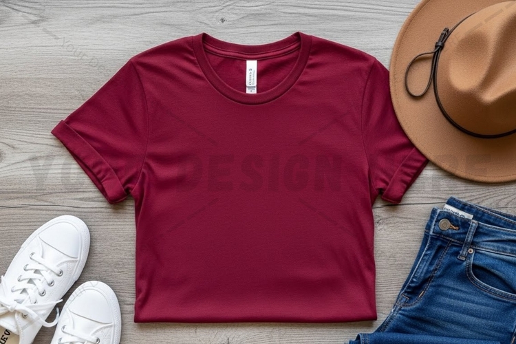 White Tshirt Mockup Image 14